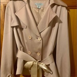 Blush belted jacket